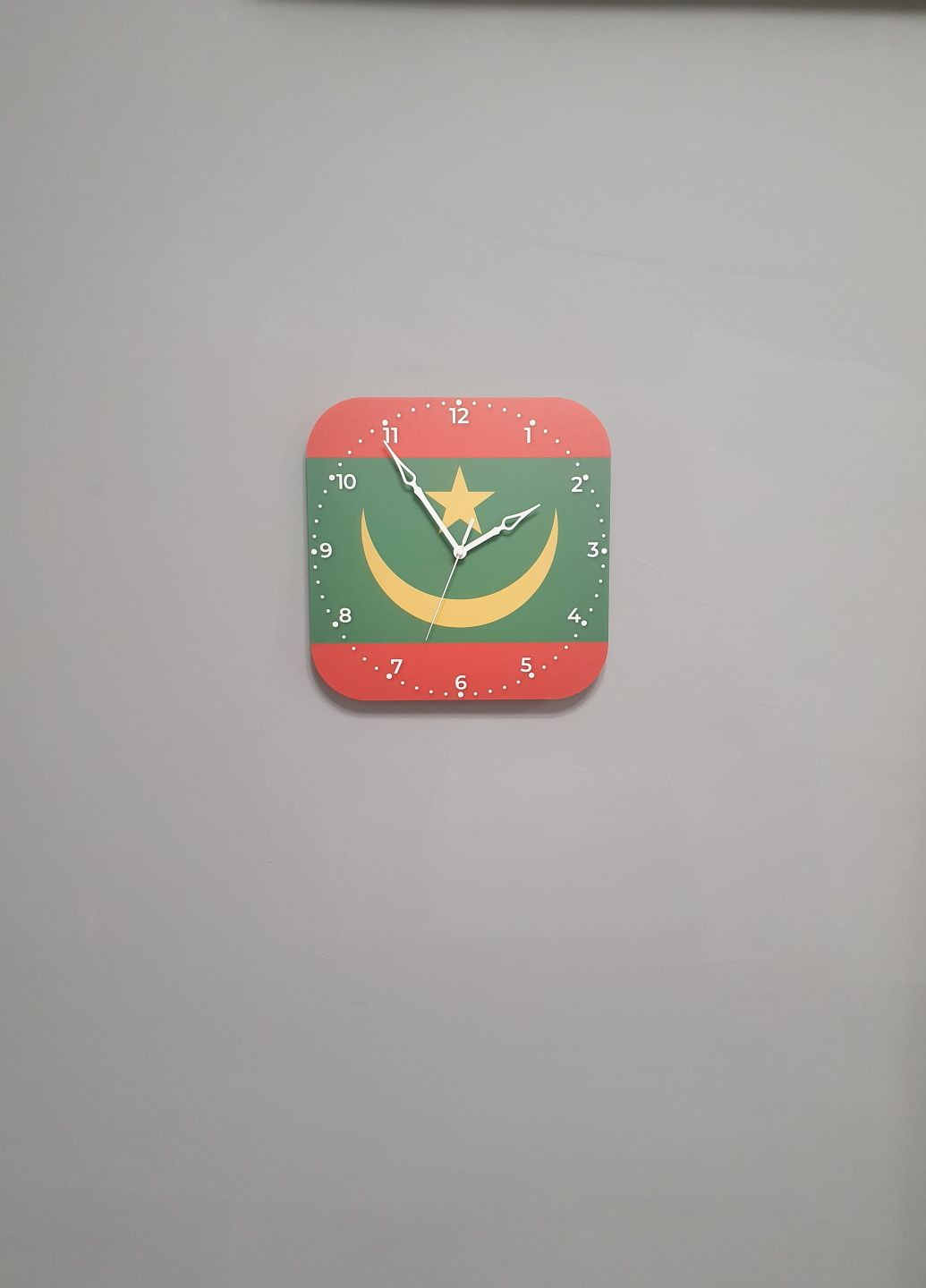 Часы настенные флаг Мавритании No Brand (321989365)