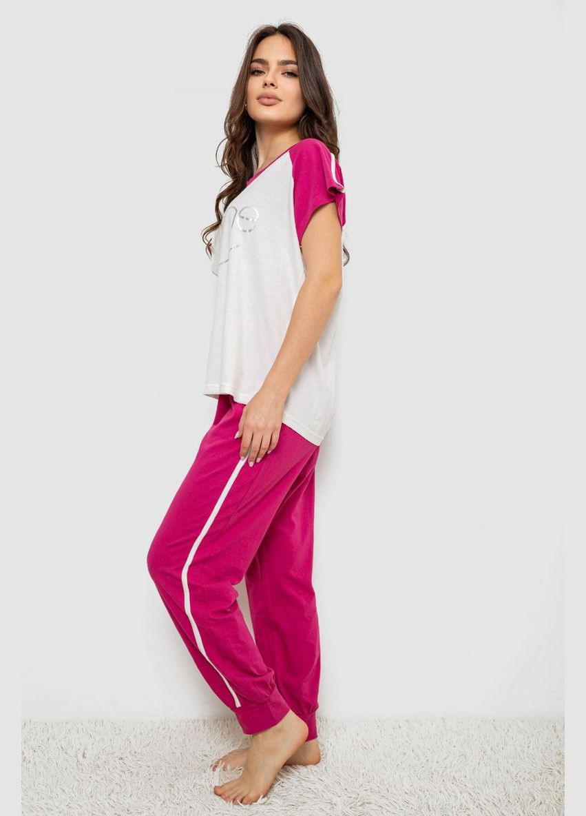 Молочная всесезон пижама женская с принтом,, 243r1600-026 Andi