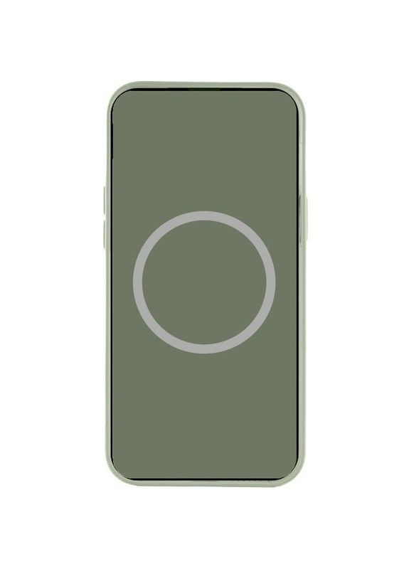 Чохол Silicone case (AAA) з Magsafe та анімацією для Apple iPhone 15 (6.1") Зелений Epik (372498879)