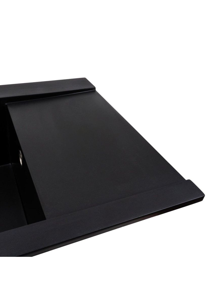 Гранітна мийка для кухні 9651 ATLAS матовий Чорний Valeso (365877877)