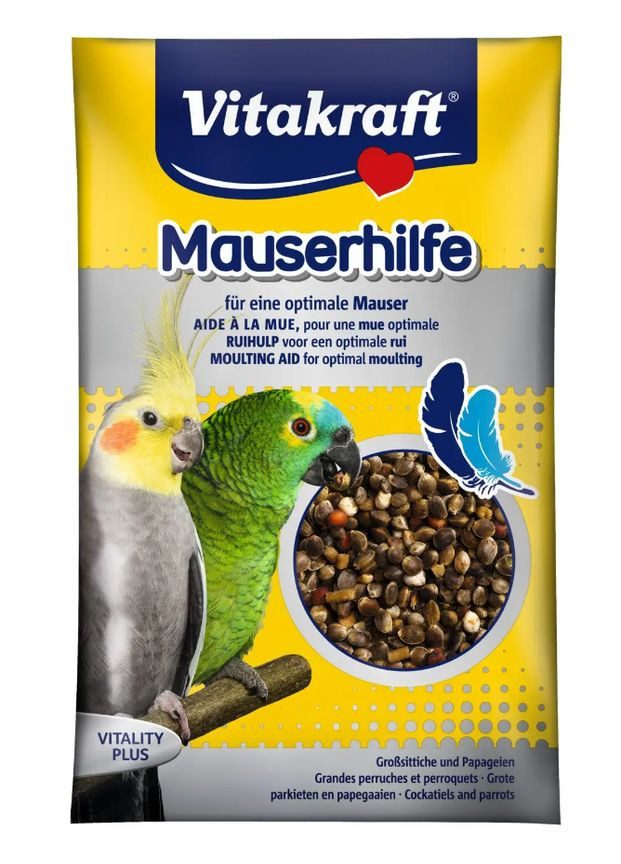 Вітаміни для середніх та великих папуг «Mauserhilfe» насіння 25 г (при линянні Vitakraft (292258048)