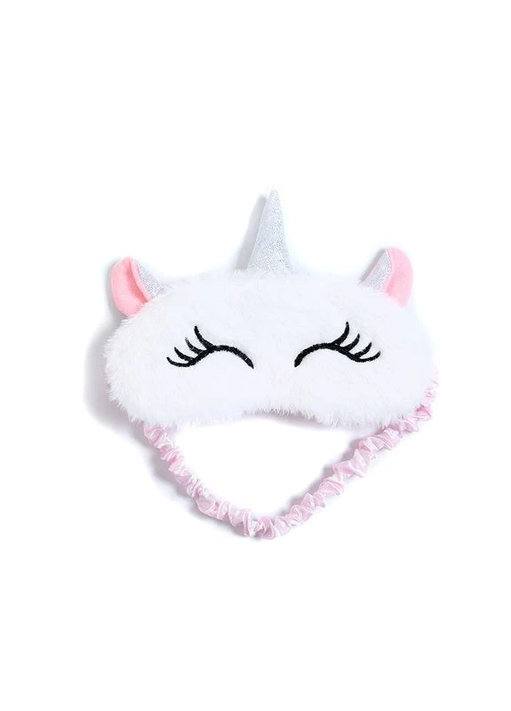 Маска для сна единорог unicorn белый (14-101) No Brand (311222872)
