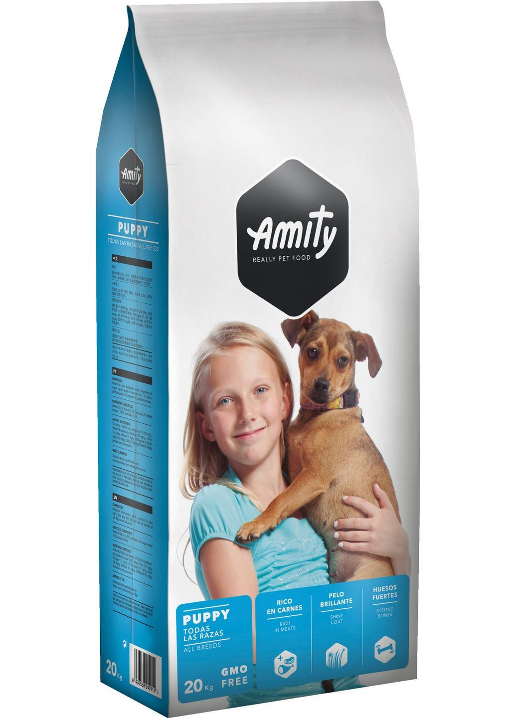 Сухой корм для собак ECO Puppy для щенков всех пород 20 кг (8436538940112) AMITY (365756330)