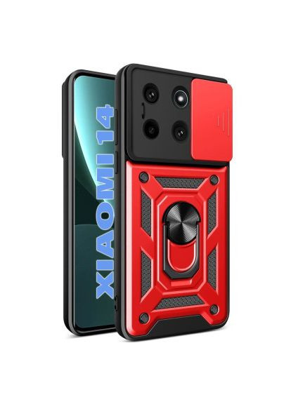Чохол до мобільного телефона (710800) BeCover Military Xiaomi 14 5G Red (364490582)