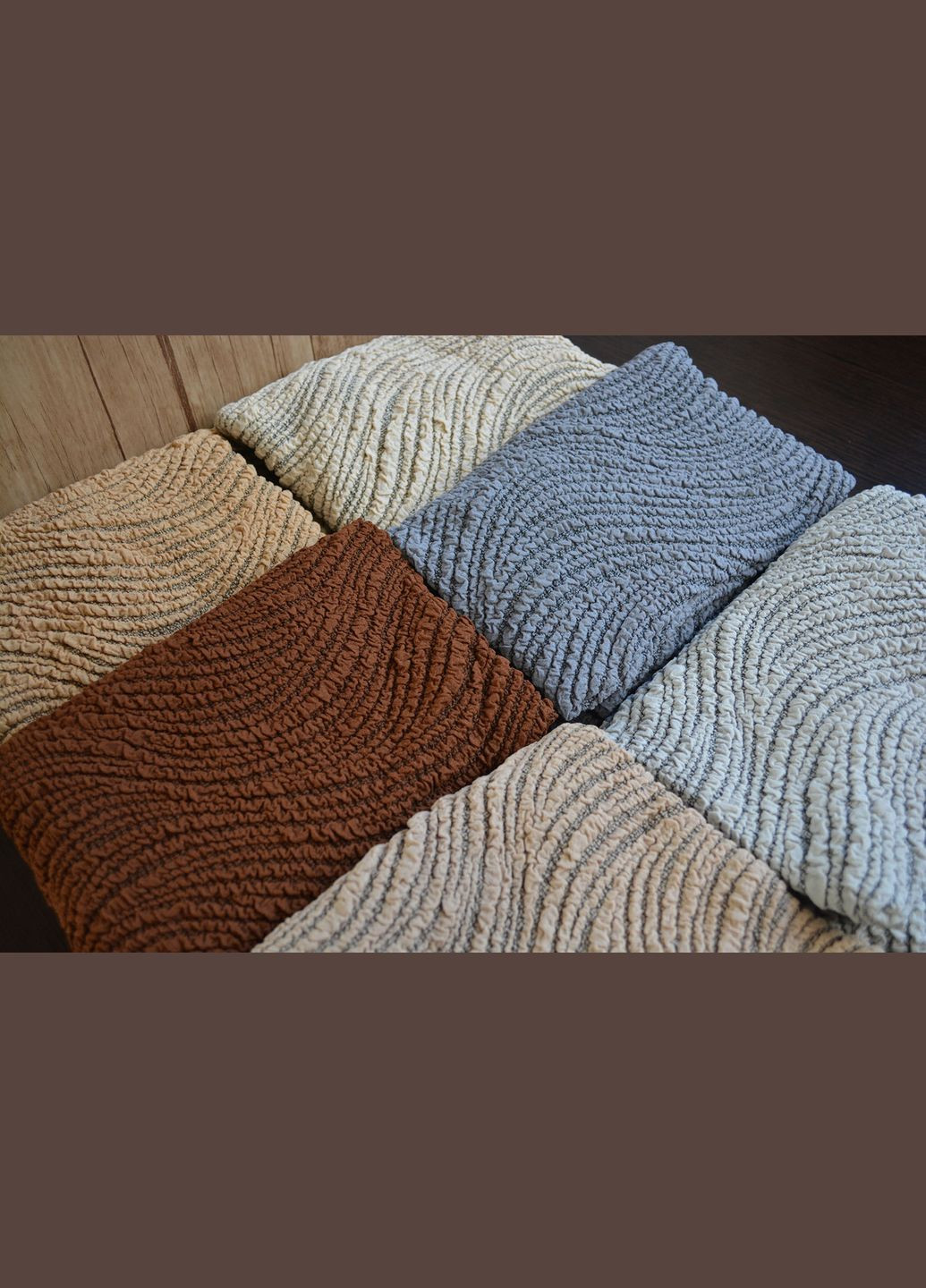 Жакардовий чохол на кутовий диван Volna без спідниці Kayra (318382658)