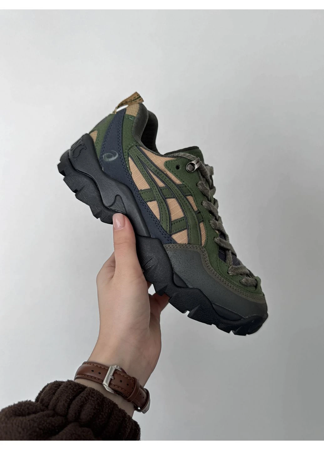 Комбіновані літні кросівки asics gel-pickax modern safari multi асікс гель No Brand