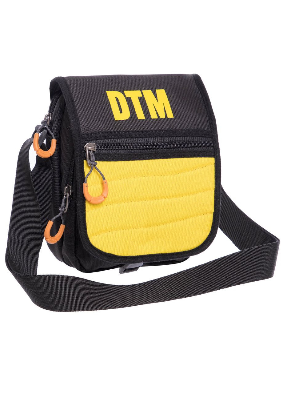 Сумка спортивна кросс боді DTM SP-505-E (поліестер, р-р 15,5х19х9см, Чорний-жовтий) (505-E_Чорно-жовтий) SP-Sport (361440056)