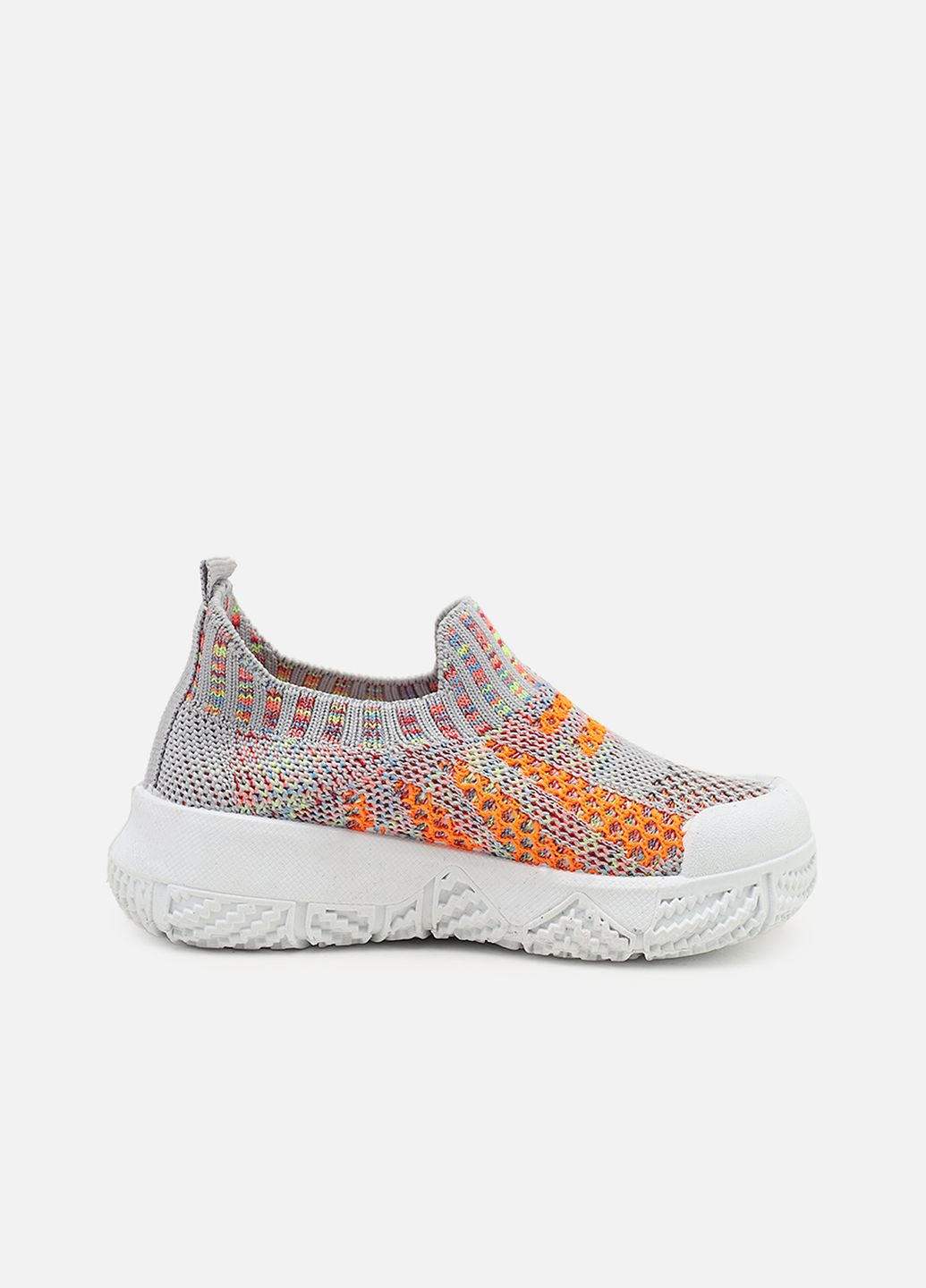 Сліпони на пласкій підошві для дівчинки колір сірий CB-00268929 Yuki (322767825)