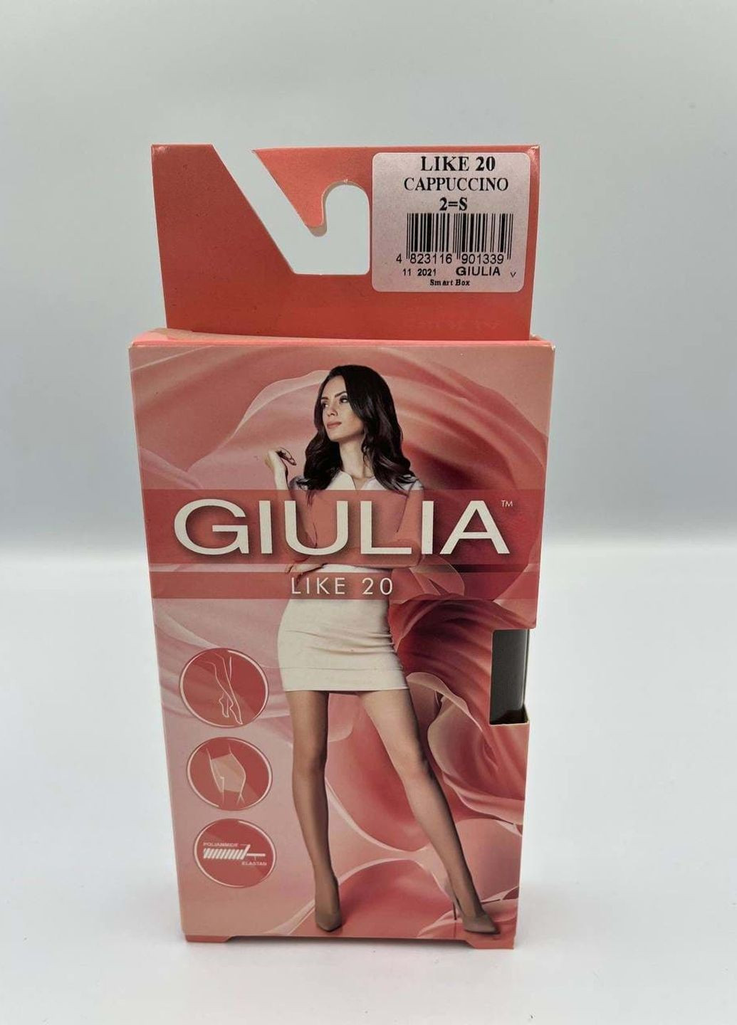 Класичні колготки з шортиками Like 20 den (caramel-5-XL) Giulia (288133138)