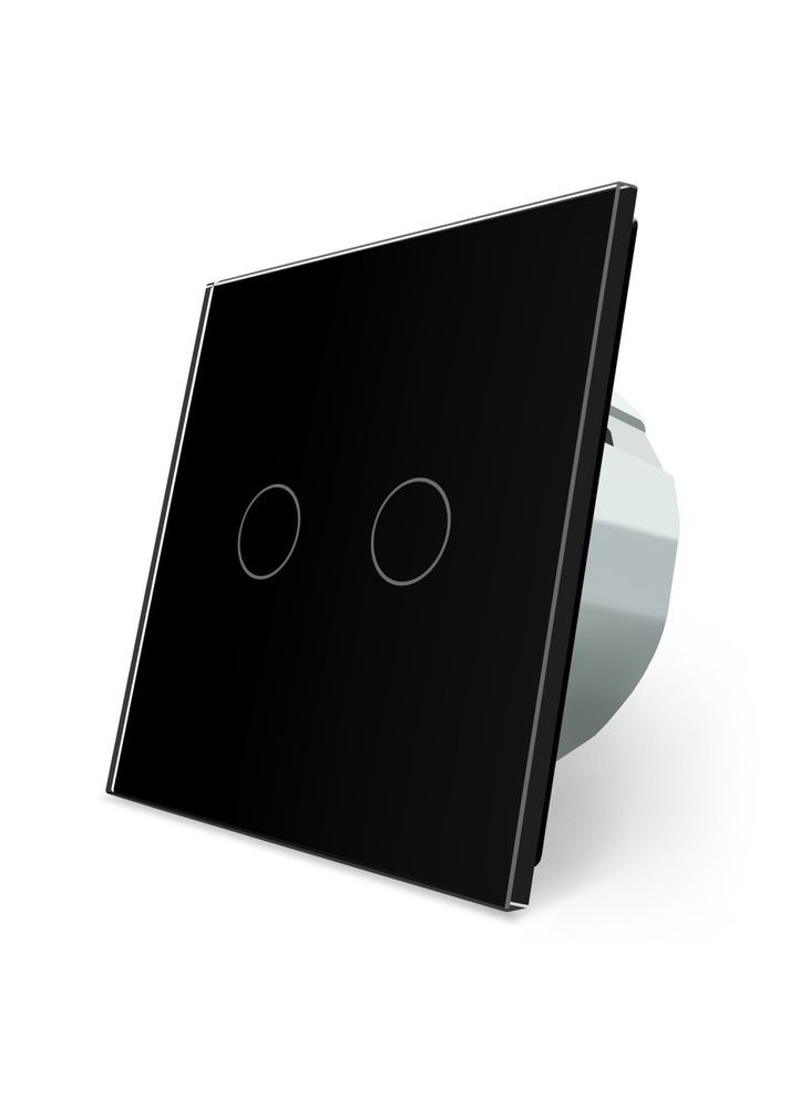 Сенсорный выключатель 2 сенсора стекло (VL-C702-12) Livolo (370970757)