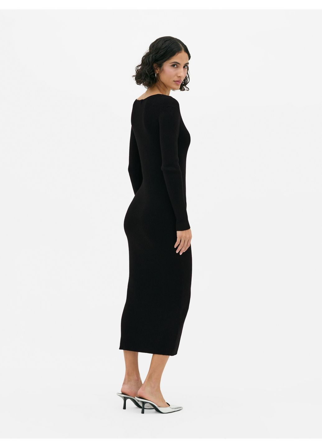 Черное платье демисезон,черный, Primark