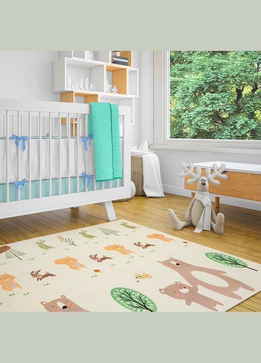 Дитячий складаний розвиваючий термокилимок "Дорога | Ліс" 200х150х0.6см (235) SW00000155 Mat4baby (315791071)