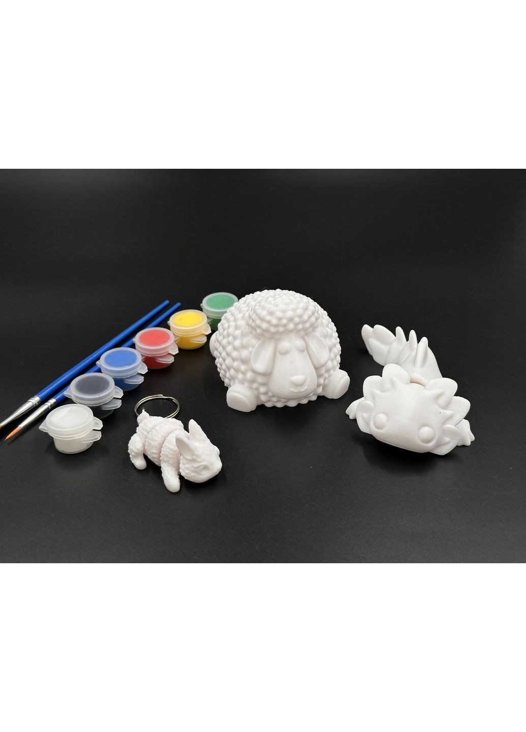 Набір фігурок 3шт "Розфарбуй та грай світ барвистий відкривай!" (PV-105) HM furnitura (365248639)