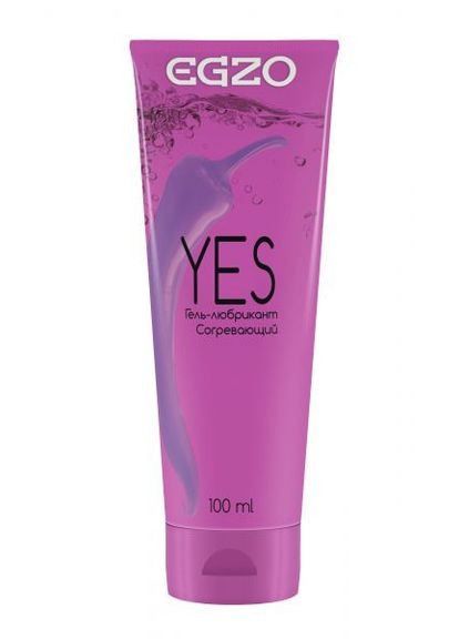 Гель-лубрикант збуджуючий "YES" з ефектом зігрівання, 100 мл Egzo (297131240)