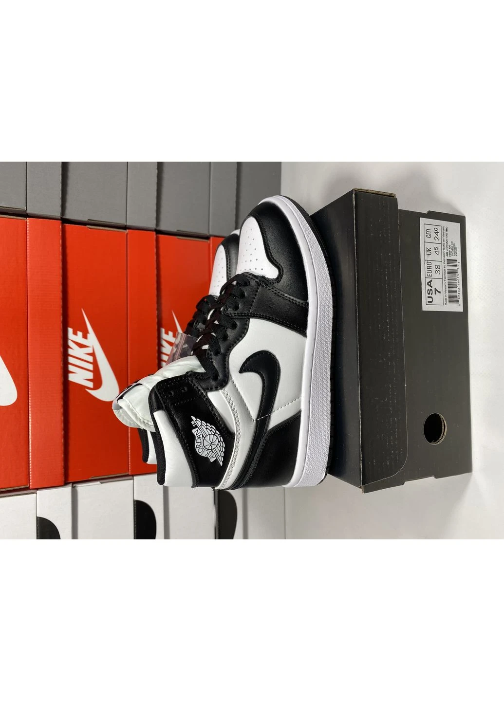 Черные летние кроссовки nike air jordan 1 high black найк аир джордан No Brand
