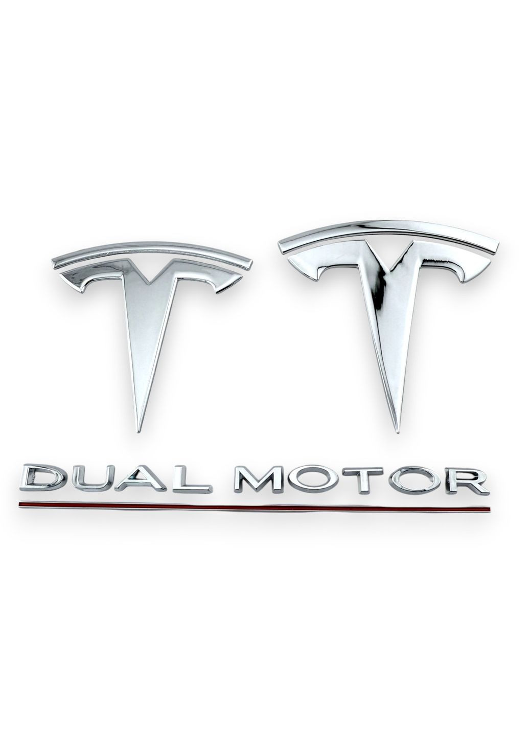 Комплект эмблем на капот и багажник Model 3+ надпись на багажник Dual Motor Performance Tesla (364463727)