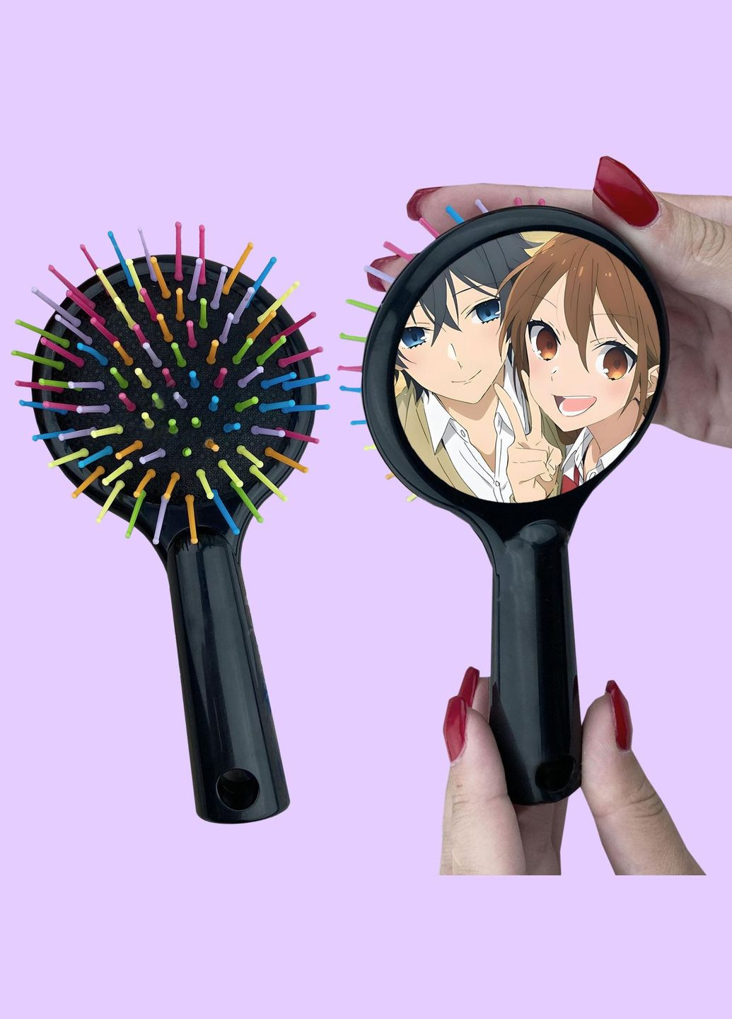 Гребінець для волосся Аніме Хорімія #0002 чорний No Brand (315041438)