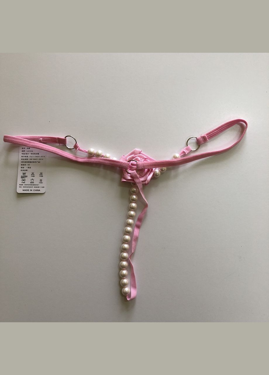 Жіночі трусики стрінги з перлинами (арт.8038) No Brand (346121338)