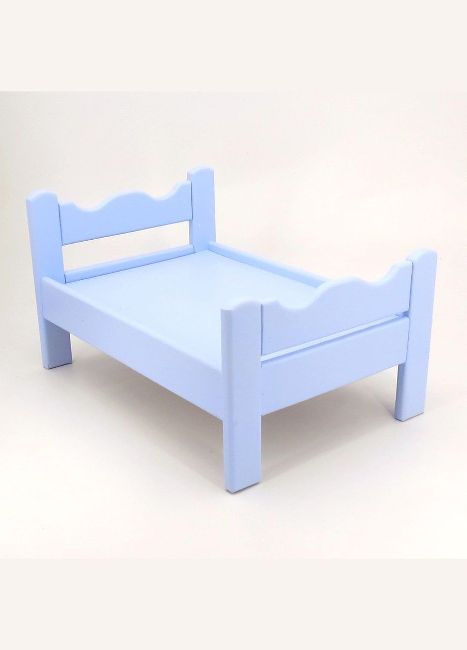 Кровать для кукол из дерева Ариэль ирис (КРТ-000152) No Brand (328605082)