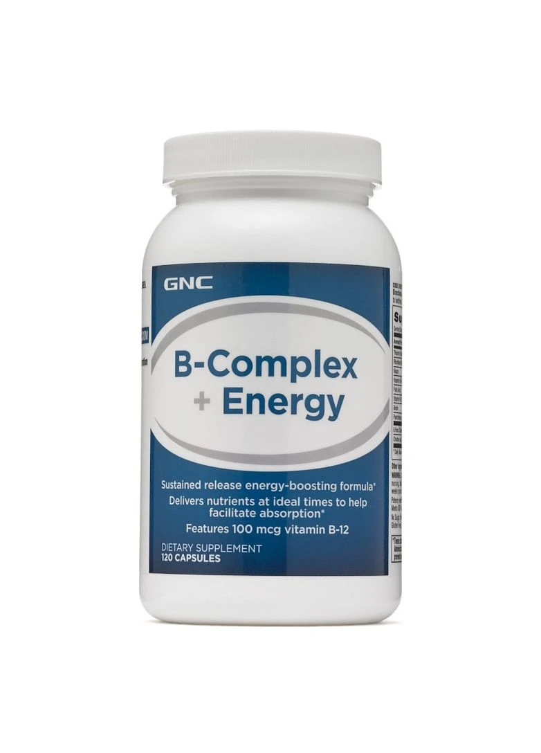 Вітаміни та мінерали B-Complex Plus Energy, 120 капсул GNC (333974991)