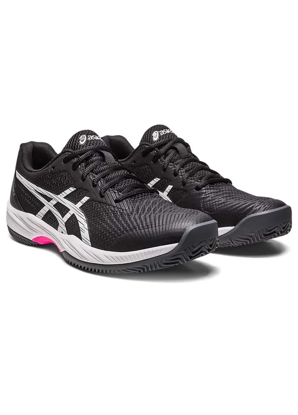 Черные демисезонные мужские кроссовки gel-game 9 clay/oc Asics