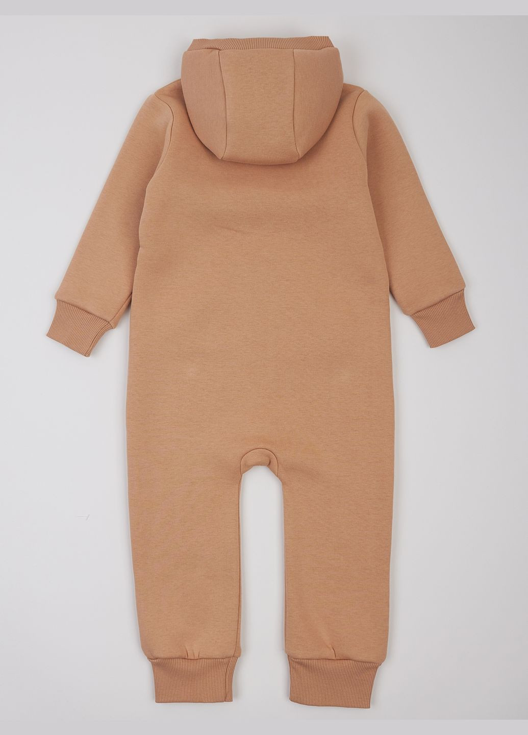 Комбинезон утеплённый для малышей с открытыми ножками с капюшоно бежевый KRAKO (314853966)