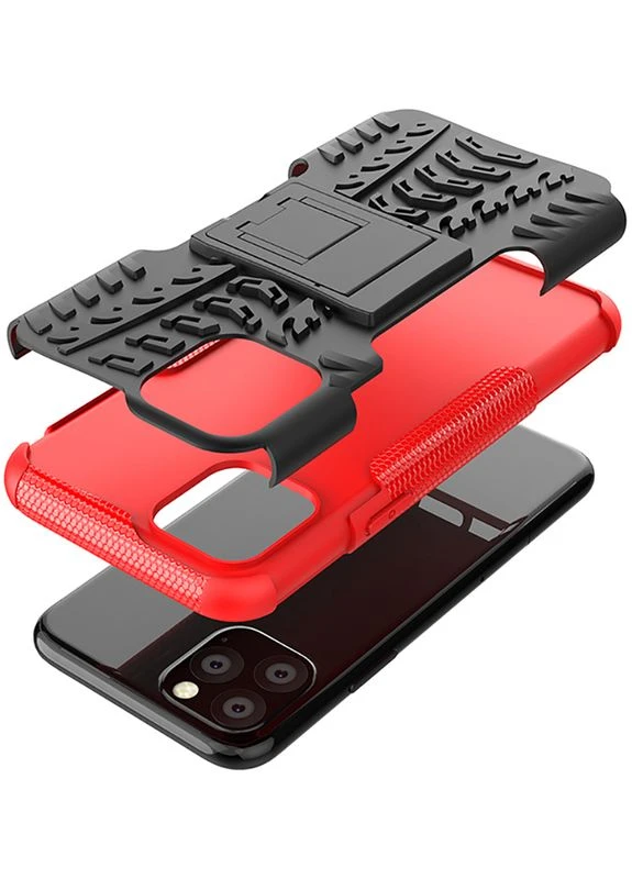 Чехолнакладка Dazzle Kickstand 2 in 1 Case Apple iPhone 11 Pro Red Toto (301782135)
