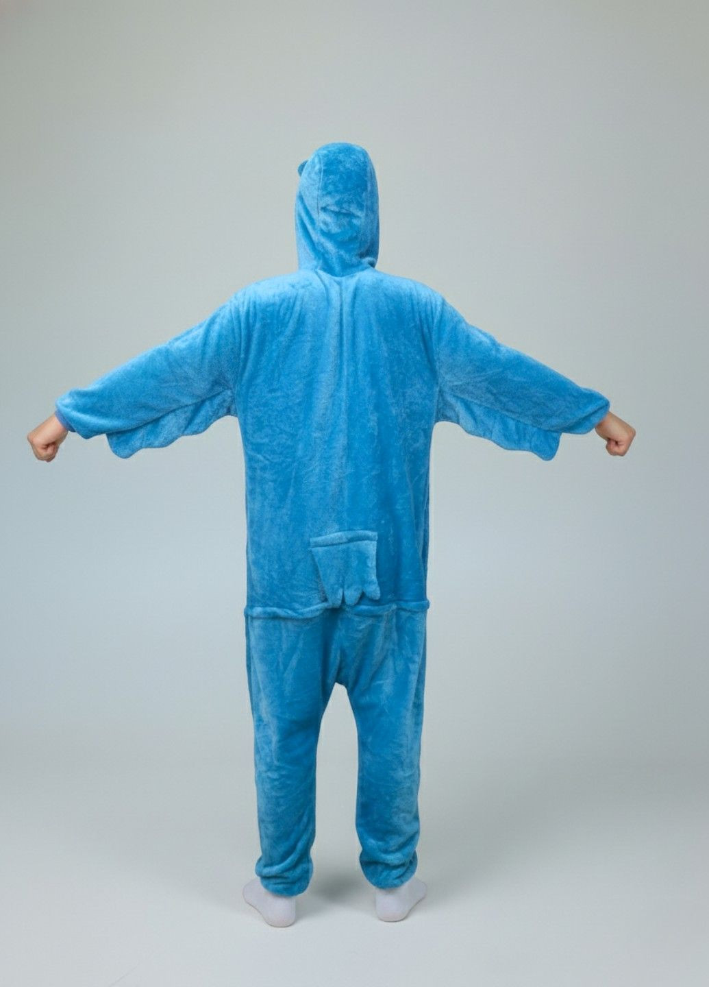 Кигуруми пижама Сова мужская плюшевое голубое с капюшоном Lalapka (369644973)