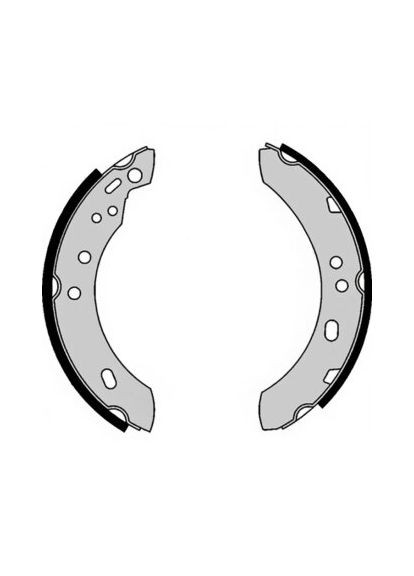 Колодки гальмівні барабанні (комплект 4 шт) Brembo (364834702)