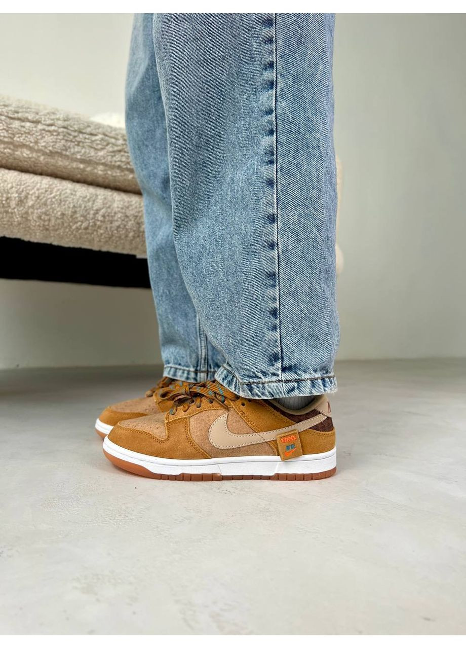 Комбіновані Осінні кросівки чоловічі nike dunk low teddy bear найк сб данк No Brand