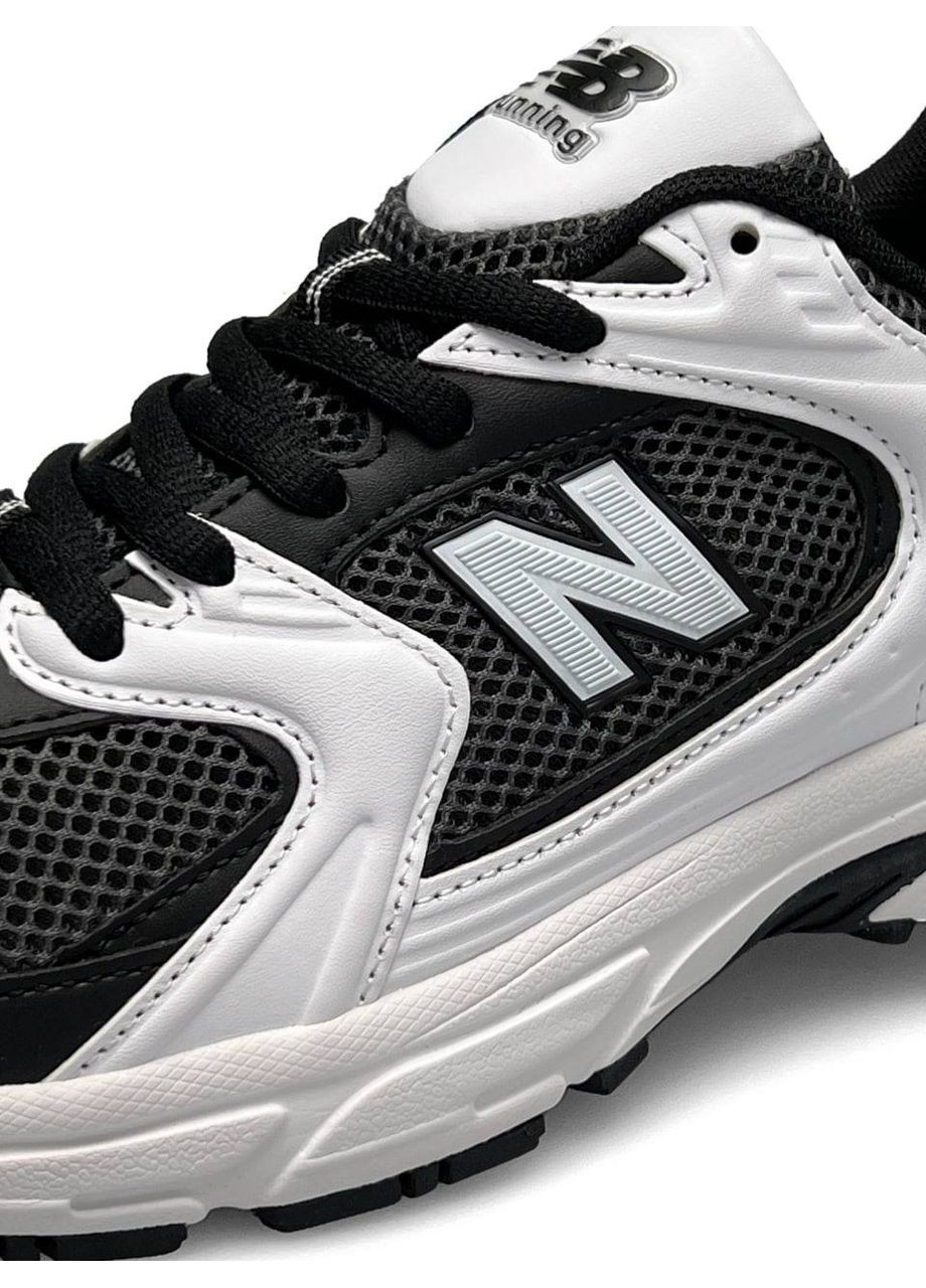 Черно-белые демисезонные кроссовки мужские, вьетнам New Balance 530 White Gray