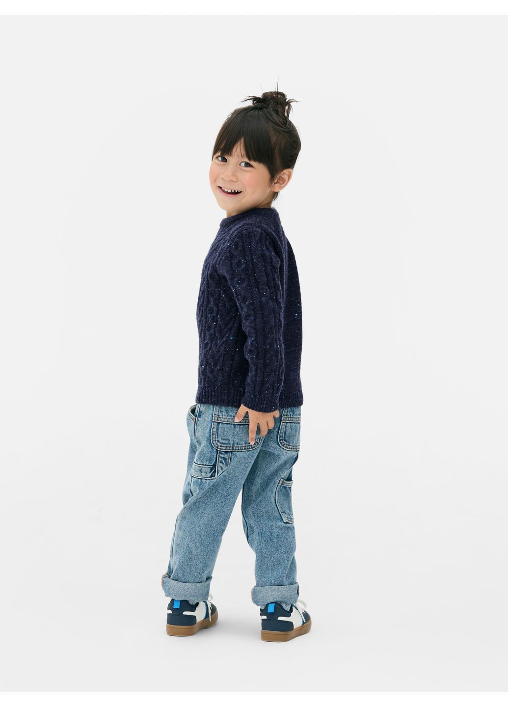 Темно-синий джемпер зима,темно-синий, Primark