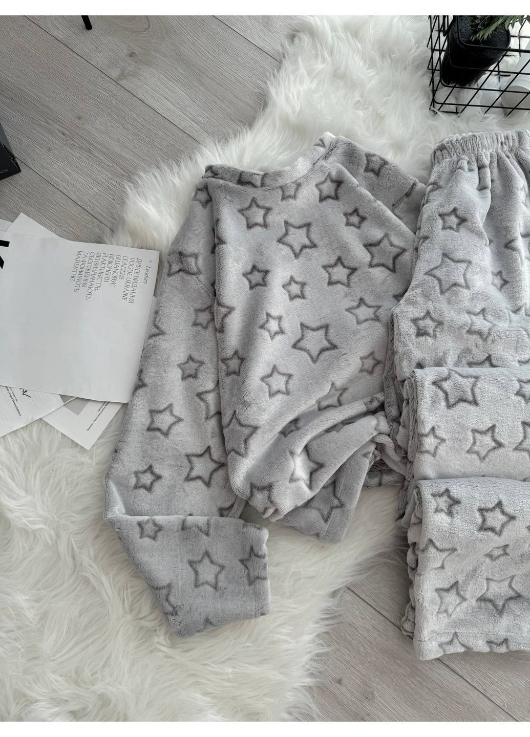 Сіра жіноча піжама No Brand