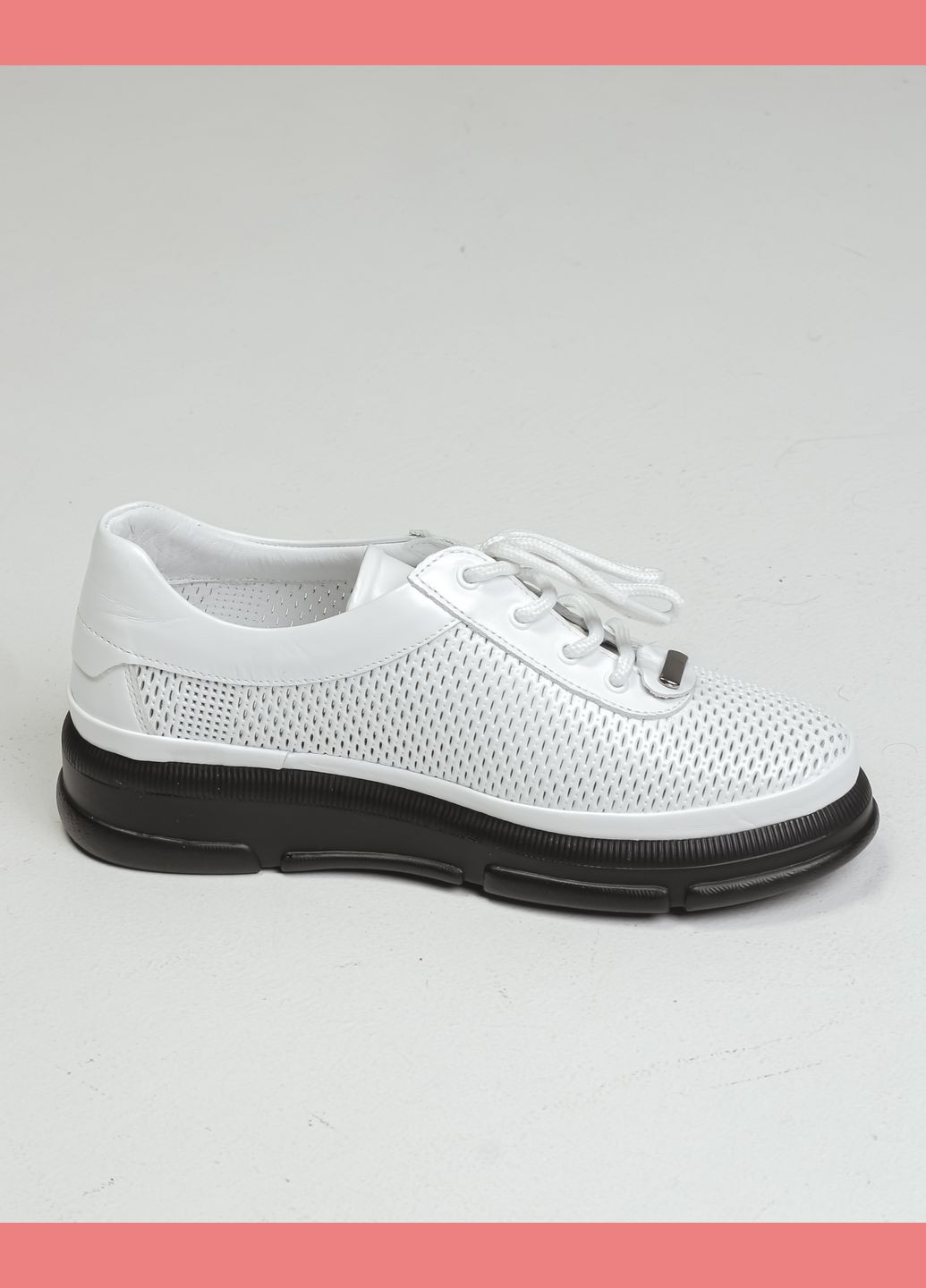 Krula Туфлі перфоровані білі шкіра білий з натуральна шкіра, україна — (282955183)