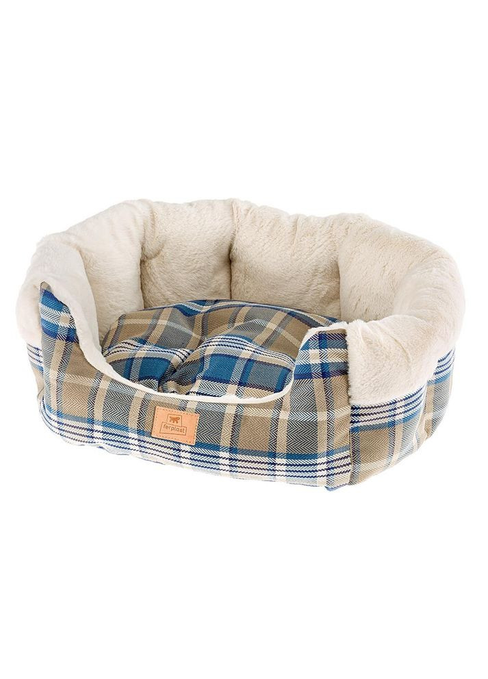 Кровати диван для кошек и собак Etoile (Ферпласт Этойл) 72 x 62 x h 22 см - ETOILE 6, Синий Ferplast (297511207)