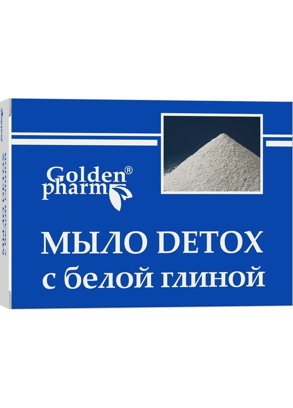 Мыло DETOX с белой глиной 70г Голден-Фарм (289770967)