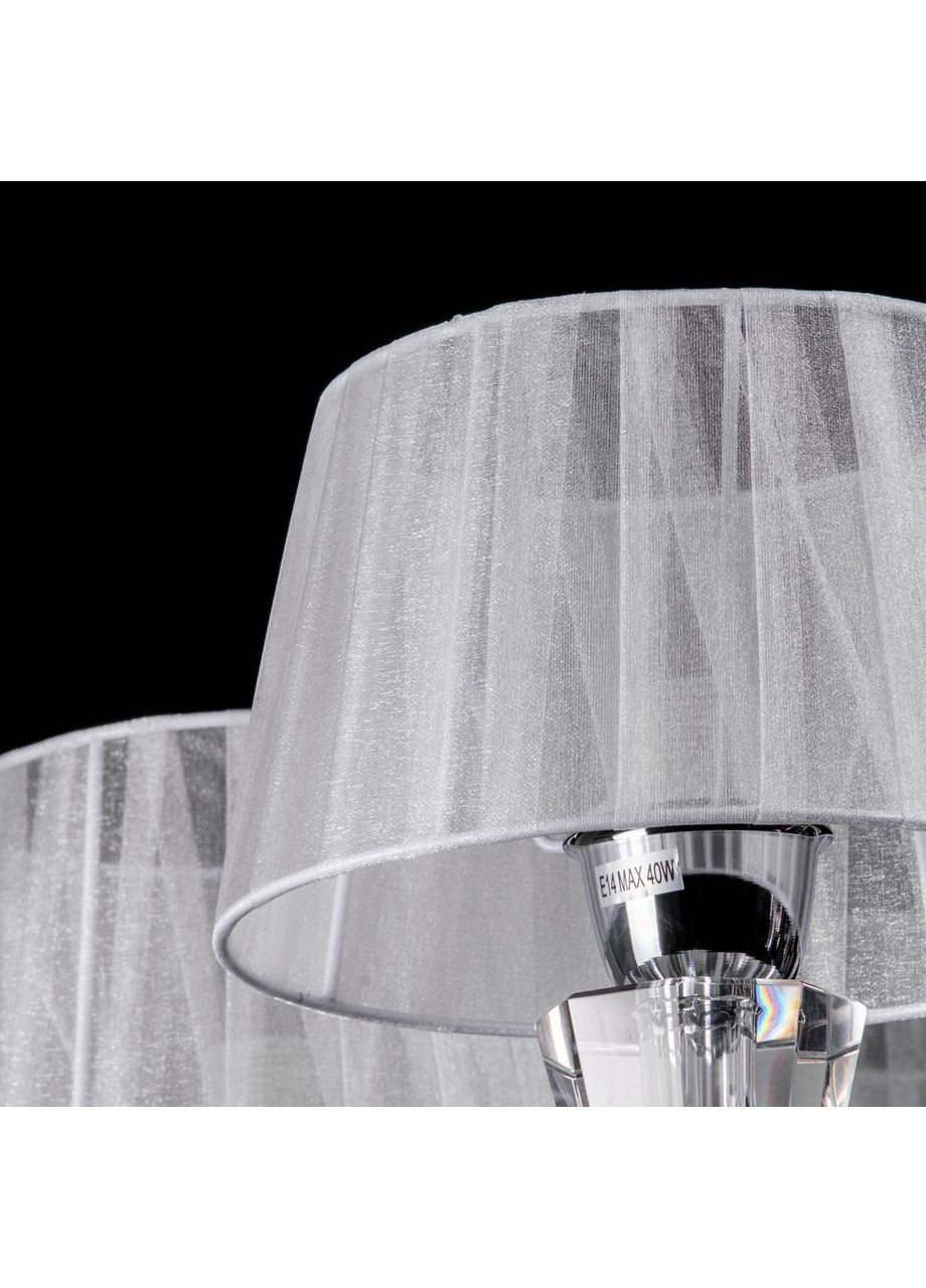 Класична люстра з абажурами і елементами кришталю 5262/6/CH No Brand (352229401)