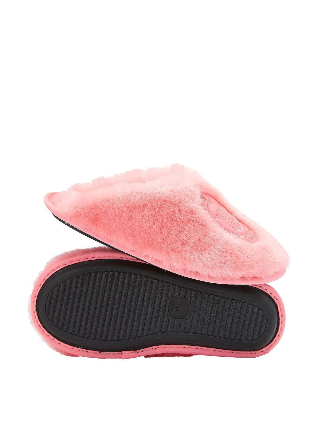 Персиковые шлепанцы шлепанцы женские виктория сикрет меховые Victoria's Secret