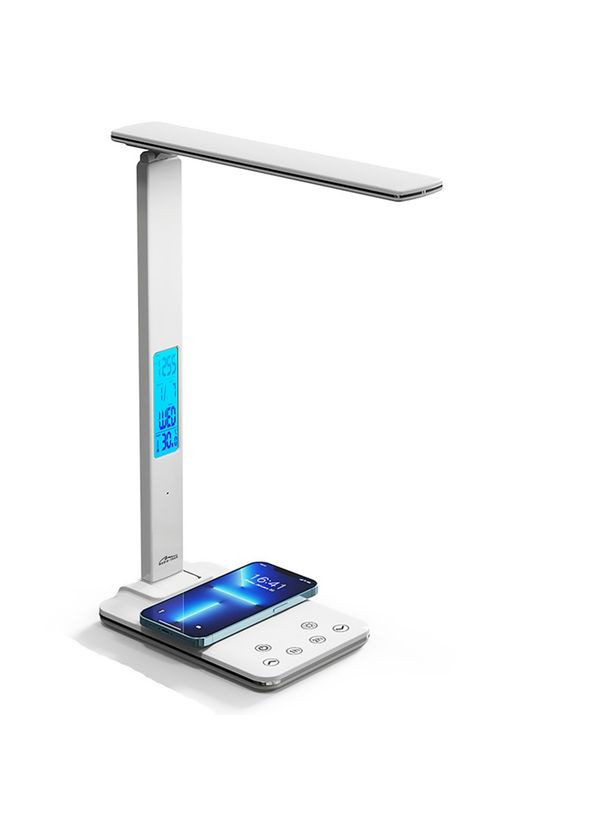 LED лампа настільна MT222, з вбудованим бездротовим зарядним пристроєм LEDITOU Media-Tech (315143771)