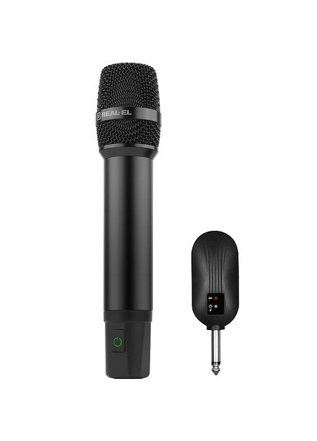 Микрофон KM-830 + ресивер Black (EL121900001) Real-El (386839827)