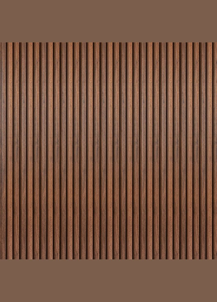 Декоративна стінова рейка каштан 3000*160*23мм (D) SW-00001536 Sticker Wall (300242034)