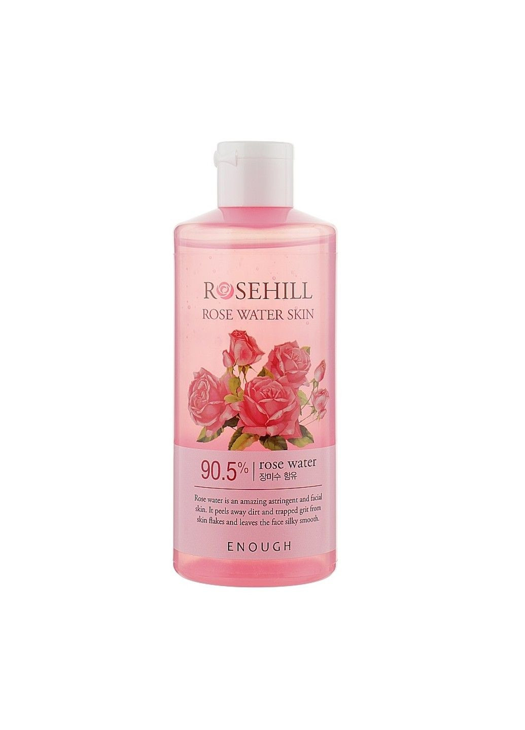 Тонер для обличчя з гідролатом троянди Rosehill-Rose Water Skin 300 мл ENOUGH (289134682)