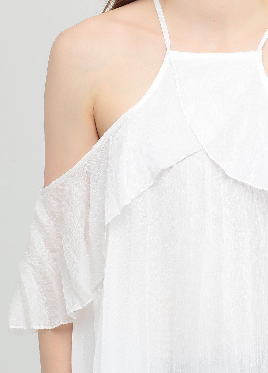 Біла блуза Stradivarius