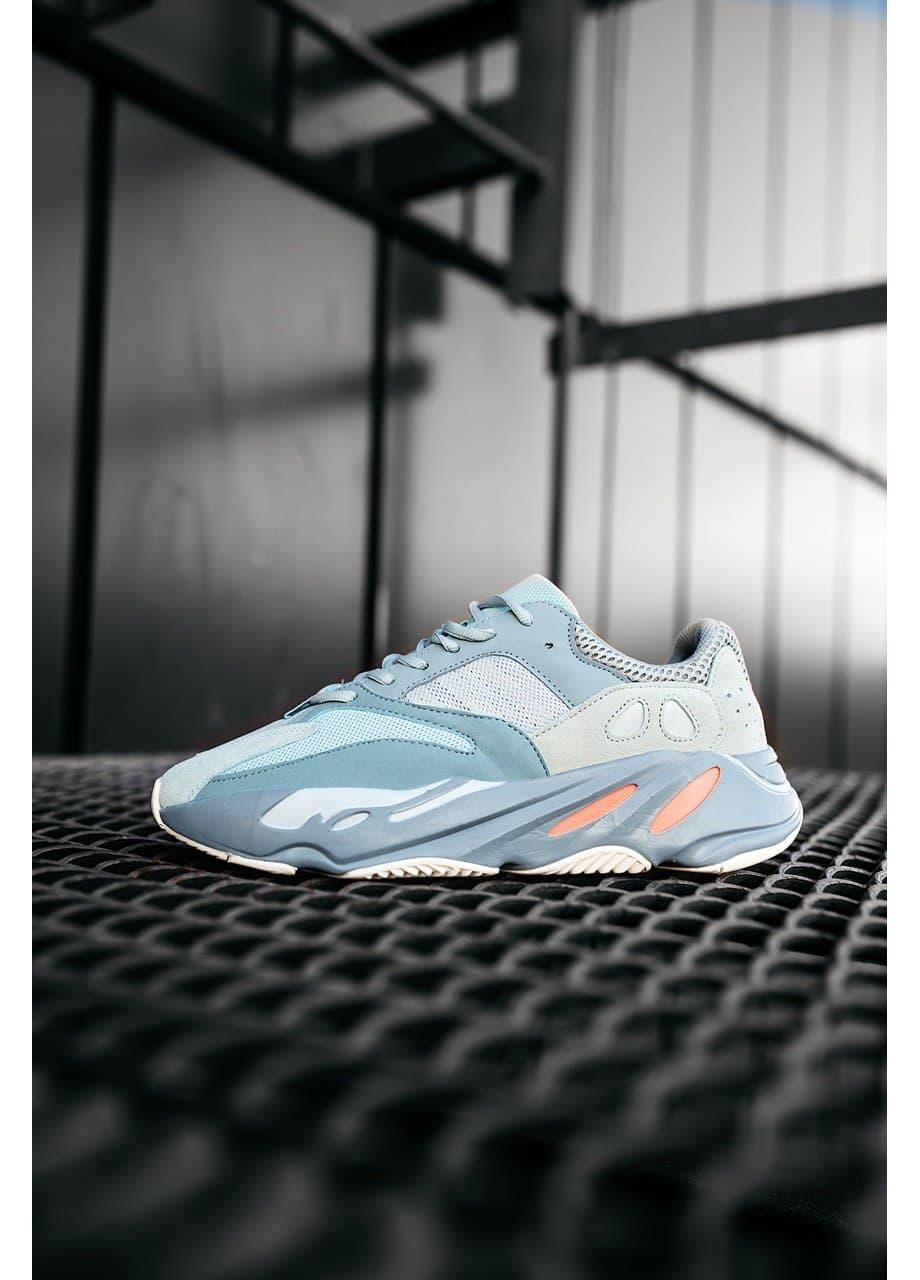 Серые демисезонные кроссовки мужские adidas yeezy boost 700 v1 inertia grey адидас изи буст No Brand