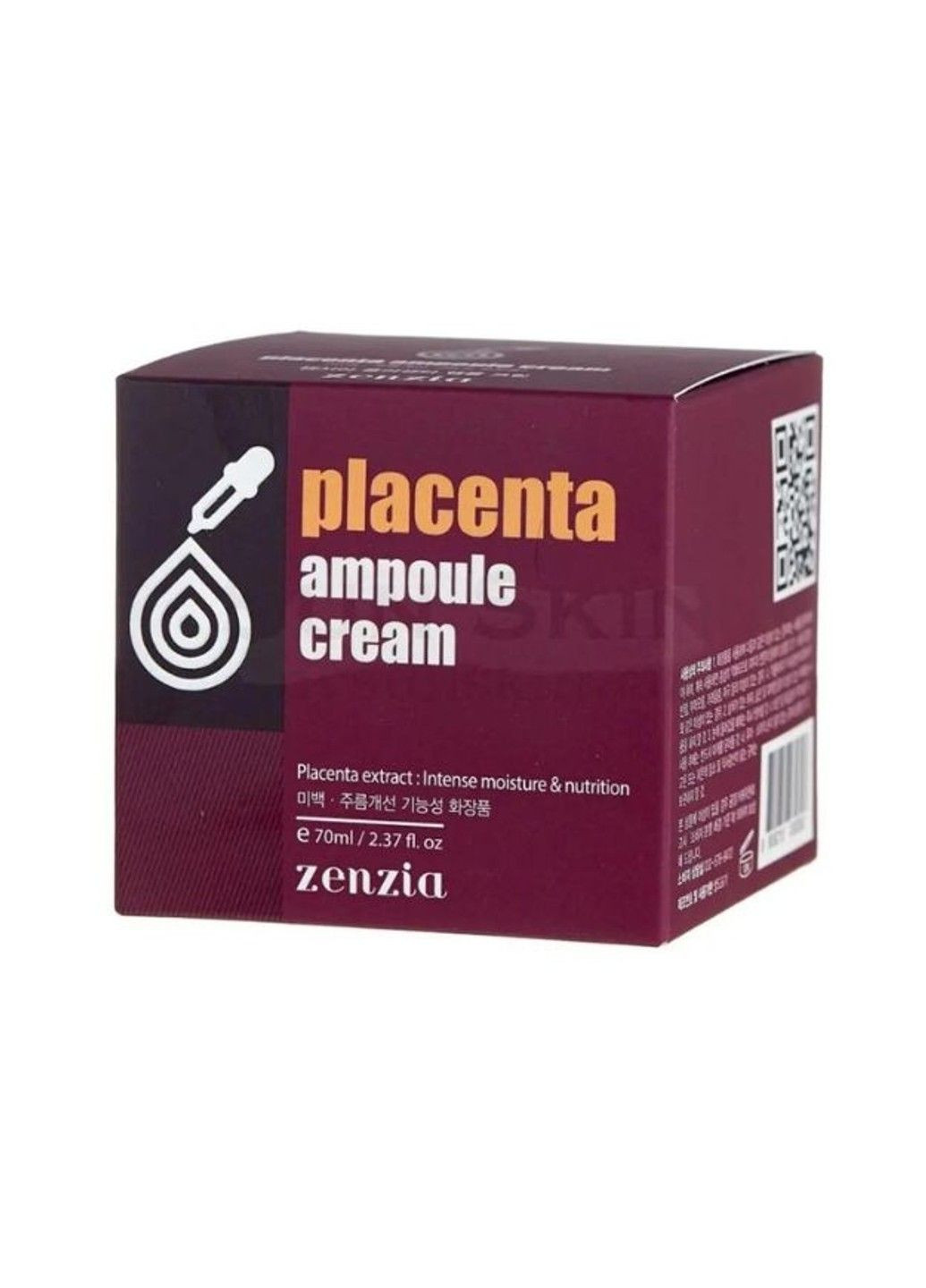 Zenzia Крем для обличчя з плацентою PLACENTA AMPOULE CREAM 70ml — Крем, Південна Корея (302899437)
