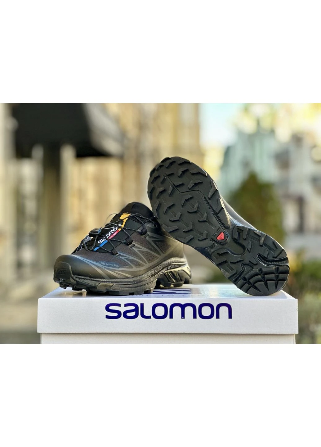 КРОСІВКИ ЖІНОЧІ SALOMON XT-6 ADV DOVER BLACK GORE-TEX САЛОМОН ХТ 6 ЧОРНІ No Brand чорні демісезони (392016200)