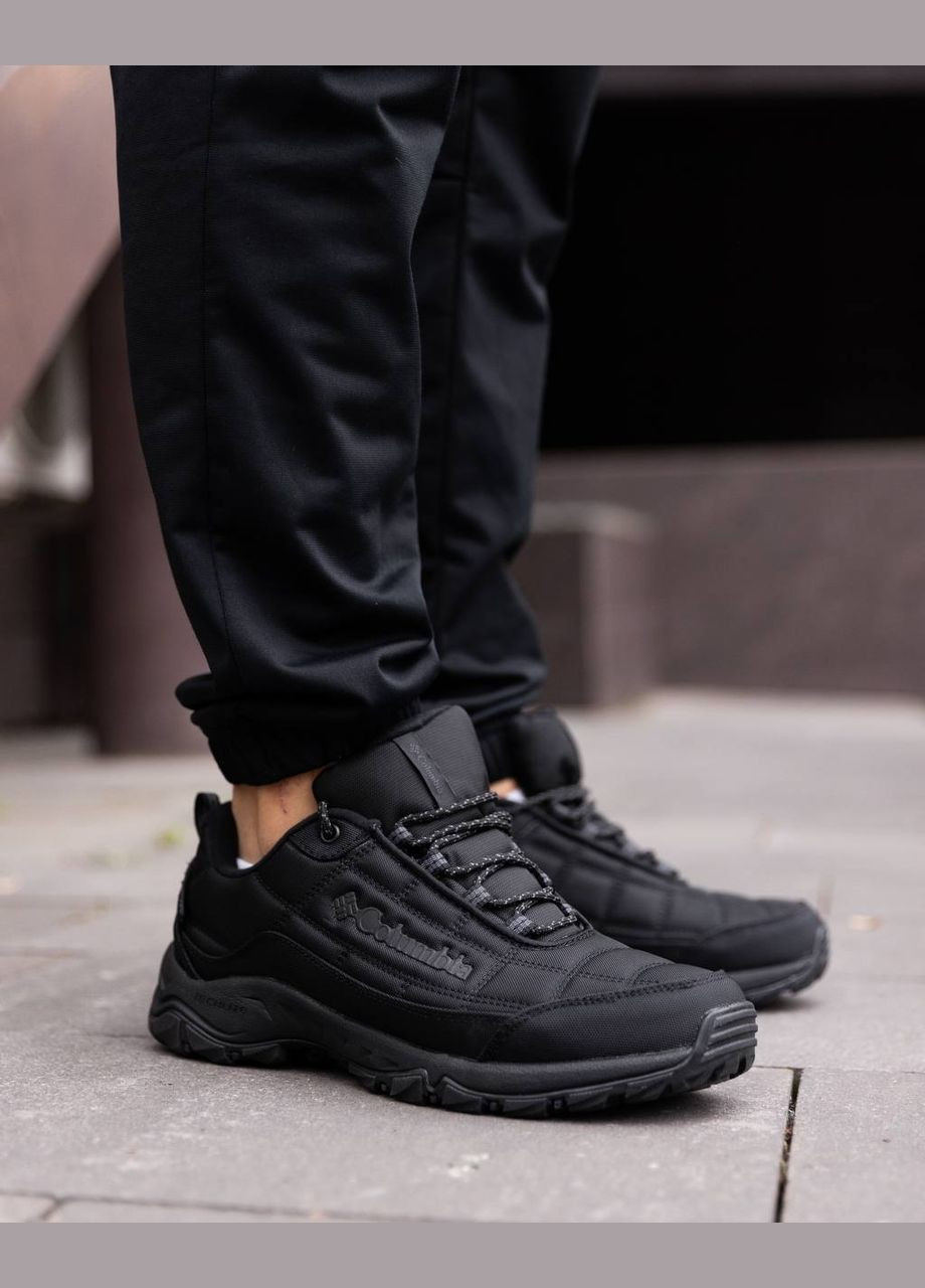 Черные зимние мужские кроссовки No Brand