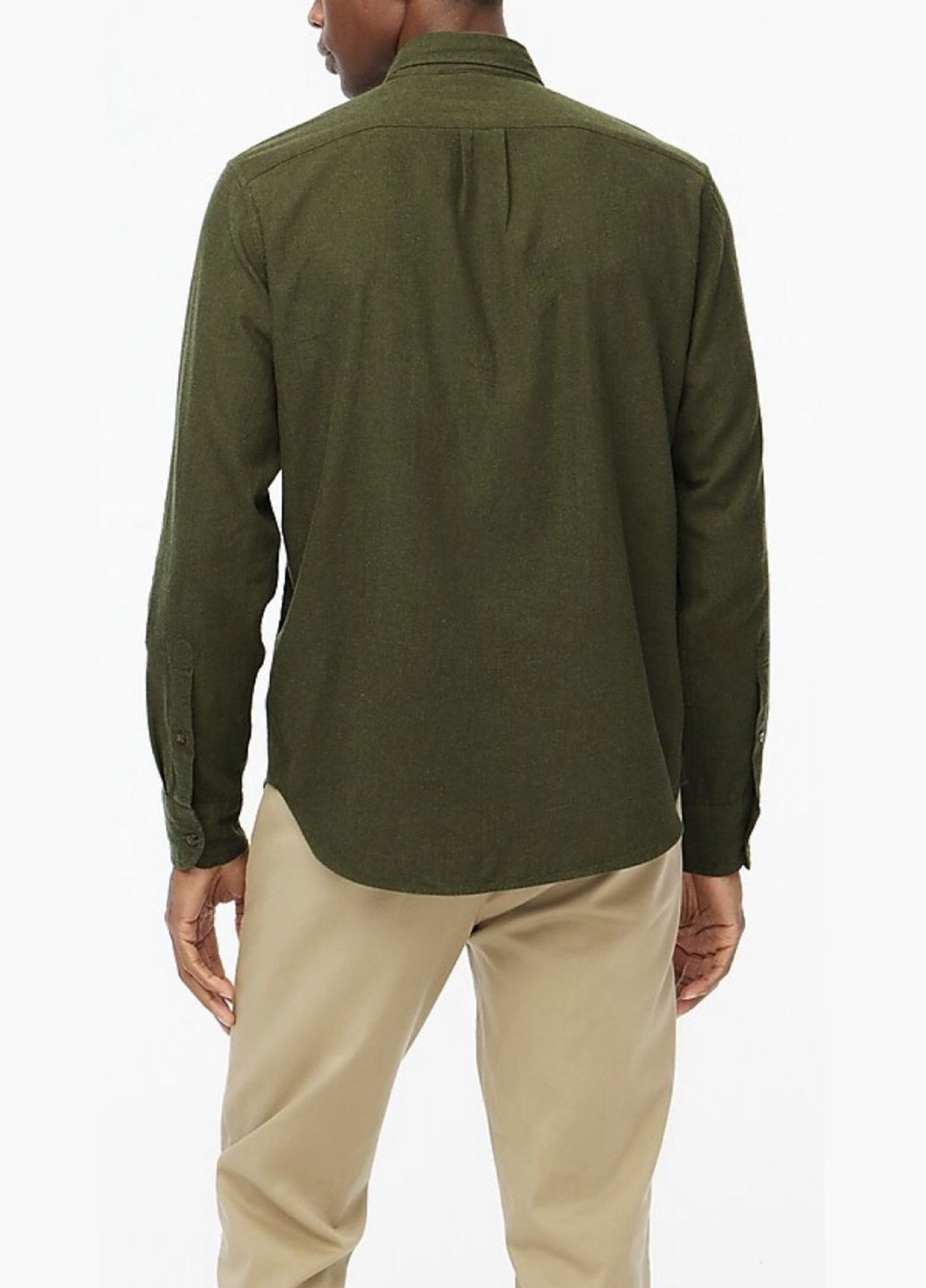 Зеленая рубашка J.Crew