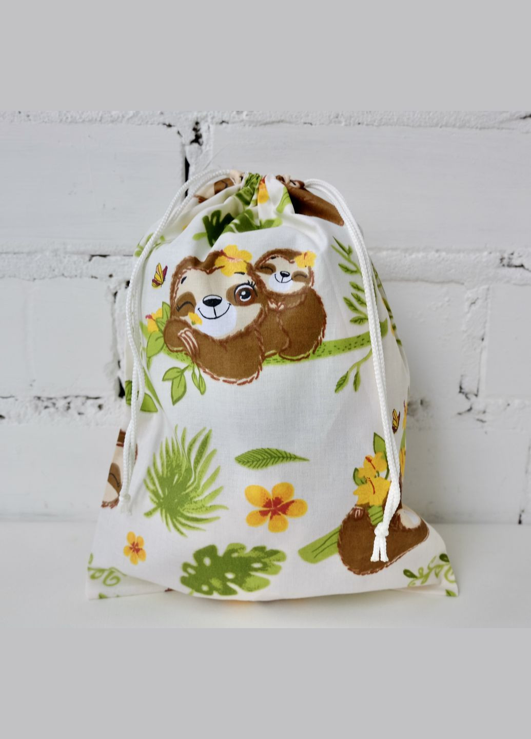 Эко мешочек плотный для хранения и упаковки 20х15 см черный хлопковый шнур No Brand (329201840)