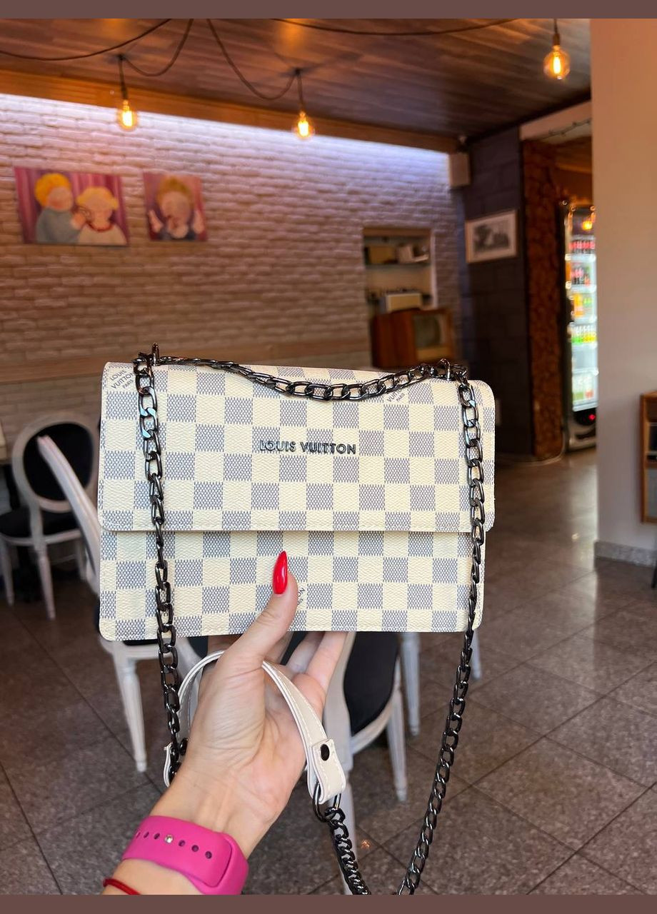 Женская маленькая сумка клатч в клетку No Brand (316535882)